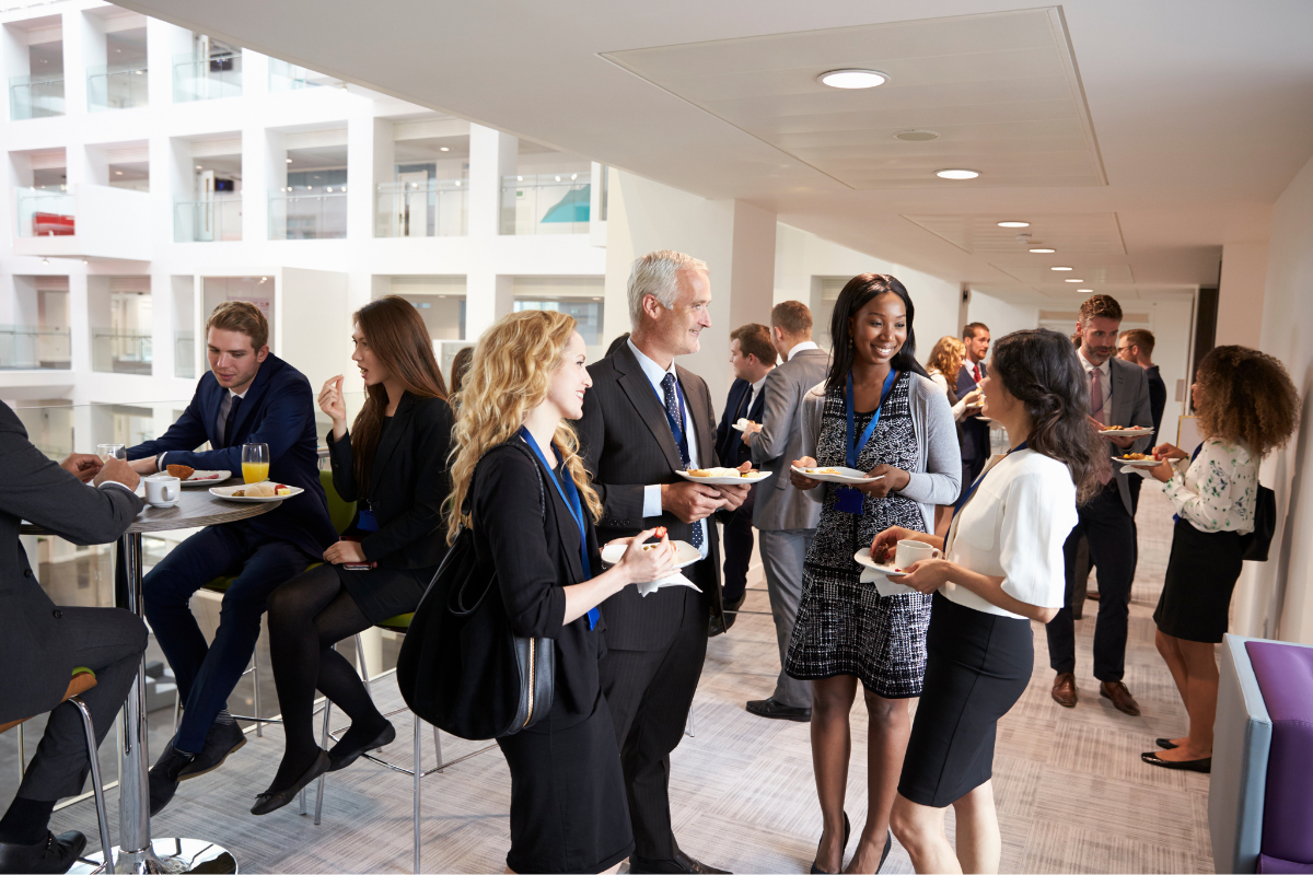 A Group Of Sales People Networking - The Kern Group Ontario Sales Leaders